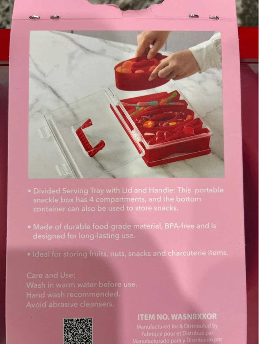 CWC Perfect On The Go Snack Box with 4 Compartments - Picture 6 of 6